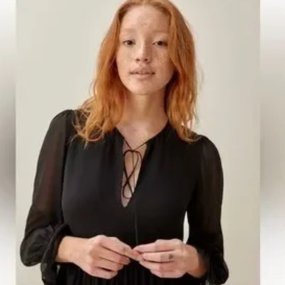 NWT Reformation Chive Maxi Dress Black Sz XS - Picture 8 of 8